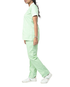 Hospital Operating Room Uniforms Denim Scrubs Jumpsuit for Doctor and <b>Nurse</b> Summer Work Clothes OEM XL Size - Product Image 2