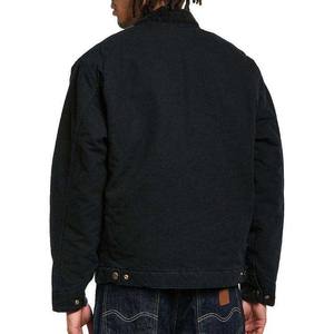 Fabricant OEM, vestes respirantes sur mesure, doublées, grandes tailles, veste de travail design, vente en gros de vestes en toile - Product Image 3