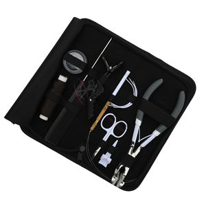White Stylist Hair Extension <b>tools</b> Kit with Seamless Tape Extension <b>Tool</b> Beads Box Loop Needles Hair Cutting Scissors Finger - Product Image 1