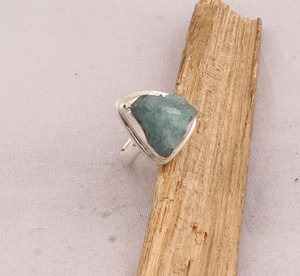 Wholesale Natural <b>Aquamarine</b> <b>Ring</b> 925 Sterling Silver Vintage Statement <b>Rings</b> Semi Precious Blue Gemstone Jewelry for Women 2026 - Product Image 3