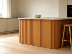 Panel Tambour de Madera Maciza Moderna, Superficie de Madera Flexible para Gabinetes de Cocina, Diseño Minimalista, Panel Flexible de Madera Maciza - Product Image 3