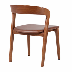 Silla de Comedor Lenggok de Madera de Teca Escandinava, Calidad de Exportación, Estructura Resistente, Elegante, para Hogar, Cocina, Restaurante - Product Image 4