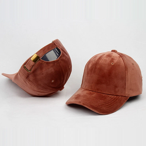 Casquettes de baseball sportives chaudes, direct usine, avec logo brodé 3D personnalisé, en velours structuré, 6 panneaux, visière incurvée, en coton, style sportif - Product Image 2