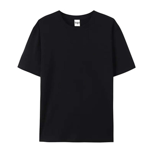 T-shirts à col rond à manches courtes de qualité supérieure, confortables, 100% coton, couleur unie, coupe décontractée, service OEM/ODM - Product Image 1
