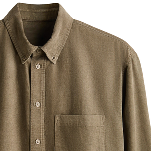 Camisa de pana personalizada para hombre, corte regular, manga larga, con botones al frente, suave, cálida, informal, para uso diario, ropa al por mayor - Product Image 6