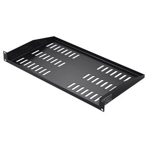 2 Pezzi Mensola per Rack Server 1U, Profondità 10"/254mm, Carico Massimo 50 Libbre, Montaggio a Parete Ventilato, Capacità 18U/22U - Product Image 3