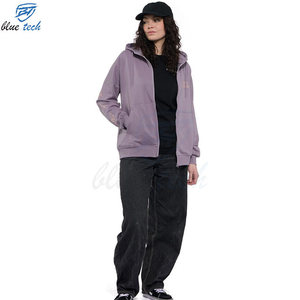 High Quality Women Winter Hoodie Custom Logo Print Cotton Fleece Eco-Friendly Casual Streetwear OEM Service - Product Image 6