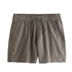 Pantalones Cortos de Lino Premium Personalizados para Hombre, con Bolsillo con Cremallera, Cintura Elástica con Cordón, Estilo Casual de Verano, Proveedor OEM ODM - Product Image 1