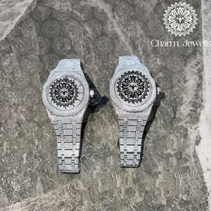 นาฬิกาข้อมือผู้ชาย Charm Luxury สแตนเลสสตีล หน้าปัดอนาล็อก ขนาด 40 มม. กระจกคริสตัล สายยาว 20 ซม. ระบบกลไกอัตโนมัติ แสดงวันที่ กันน้ำ 10 บาร์ - Product Image 2