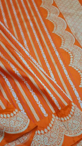 Sari de seda para mujer tejido a mano - Product Image 3