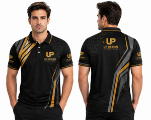 เสื้อโปโลซับลิเมชั่นผู้ชายแบบกำหนดเอง แห้งเร็ว โพลีเอสเตอร์ เสื้อทีมกอล์ฟ ชุดยูนิฟอร์มบริษัท ชุดกีฬา ผู้ผลิต OEM ODM - Product Image 1