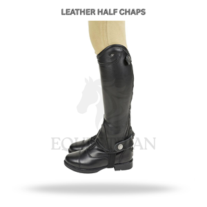 Horse <b>Riding</b> Full <b>Chaps</b> Customized Equestrian Leather <b>Chaps</b> for Training <b>Riding</b> and Competition Use - Product Image 3