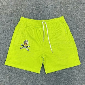 Pantalones Cortos Deportivos Casuales para Hombre, de Lona Sólida, Transpirables, de Secado Rápido, Ecológicos, de Poliéster de Alta Calidad, con Estampado por Transferencia de Calor - Product Image 4