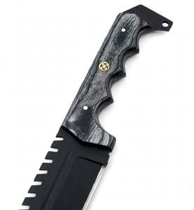 Handcrafted Matte Black Steel Heavy Utility <b>Craft</b> <b>Tool</b> Laminated Wood Handle Executive Display Piece - Product Image 5