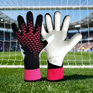 Gants de conduite unisexes à doigts entiers en PU, paume antidérapante, fermeture auto-agrippante, protection pour sports de plein air estivaux - Product Image 5