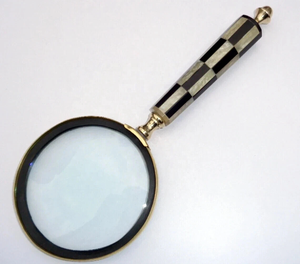 FAIZA CRAFT Handmade Handcarved Eco-Friendly Round Bone Handle Resin <b>Magnifying</b> <b>Glass</b> Antique Loupe From Uttar Pradesh - Product Image 5