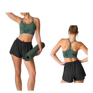 Custom Wholesale Women Fashion Seamless Sports Bra Strappy <b>Back</b> Breathable Yoga Gym Fitness Workout Activewear OEM ODM - Product Image 1
