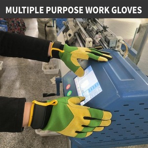 Nouveaux gants de conduite pour adultes, de qualité supérieure, respirants, en cuir, coupe-vent, antidérapants, compatibles avec les écrans tactiles, fermeture à boucle auto-agrippante - Product Image 3