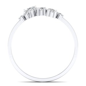 Anillo de diamantes cultivados en laboratorio HPHT CVD de alta calidad REYES en oro blanco de 14K, joyería fina de compromiso para mujeres, anillos de regalo de aniversario. - Product Image 4