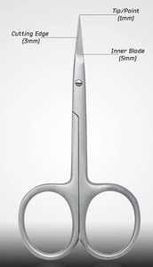 Tijeras Profesionales para Uñas de Manos y Pies, Tijeras para Cutículas de Acero CVD, Tijeras para Manicura y Pedicura - Product Image 5