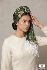 High Grade Custom Printed <b>Square</b> <b>Scarf</b> With Tassel Soft Lightweight Womens Fashion Headscarf OEM Manufacturer - Product Image 4