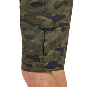 Custom Made Men's Solid Casual Mid-Waist Cargo Shorts with Breathable Eco-Friendly Fabric for Outdoor Use - Product Image 6