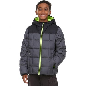 Chaqueta Acolchada con Capucha Unisex, Color Sólido, Resistente al Viento, Relleno Grueso de Poliéster, Cierre de Cremallera, Corte Regular, Informal, para Invierno - Product Image 1