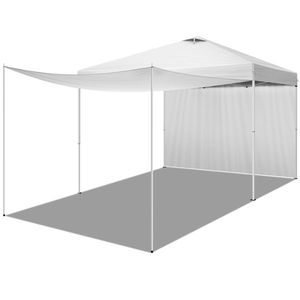 Tenda a baldacchino pop-up da esterno 3x3m con 2 pareti laterali per feste - Product Image 2