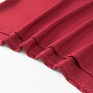 T-shirt à manches longues pour homme, rouge, col rond, coupe classique, couleur unie, décontracté, tricoté, séchage rapide, polyester - Product Image 6