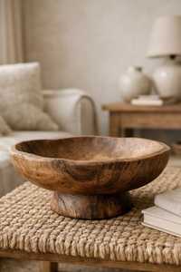 Tazón de Madera Ecológico Premium, Diseño de Lujo, Hecho a Mano, Resistente, Apto para Lavavajillas, Ligero, Vajilla para Restaurante, Decoración para el Hogar - Product Image 5
