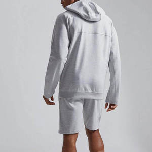 Men's Full <b>Zip</b> <b>Hooded</b> Tracksuit Set Casual Hoodie and Shorts Outfit Athletic Sportswear Two Piece Activewear - Product Image 2