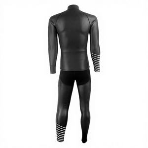 Combinaison de plongée Freediving 2 pièces à capuche, fabrication sur mesure OEM ODM, pour la plongée libre et les sports sous-marins. - Product Image 2