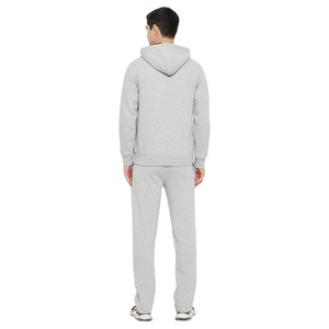 Ensemble de survêtement deux pièces pour homme avec logo personnalisé, en molleton technique, comprenant un sweat à capuche zippé et un pantalon de jogging - Product Image 6