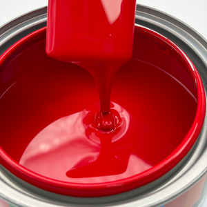 Venta al por mayor de fábrica: Pintura acrílica líquida 1K de capa base para automóviles y embarcaciones, rojo brillante, resistente a la intemperie, para reparación de coches metálicos rojos. - Product Image 2