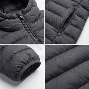 Chaqueta larga ligera de plumón para mujer con capucha, chaqueta acolchada con capucha ultraligera empacable para mujer, chaqueta acolchada con capucha, plumón de pato - Product Image 4