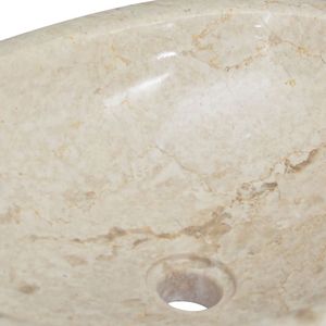 Lavabos en marbre crème 20.9 "x 15.7" x 5.9" - Product Image 6