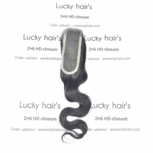 Extensiones de Cabello Humano 100% Virgen de Templo Indio, Ondulado Natural, con Cierre HD, Precio Mayorista, Sin Procesar, Cutícula Alineada, de Proveedores - Product Image 4