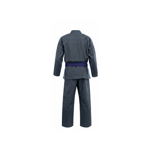 ASKAR WEAR IND Kimono de Jiu-Jitsu Unisex, Color Gris Oscuro, Algodón, Ropa de Artes Marciales, Uniforme de Entrenamiento Resistente, Cintura Media - Product Image 2
