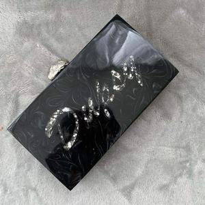 Bolso de Mano de Resina Acrílica de Lujo para Mujer, Transparente, para Fiestas Nocturnas, Bolso de Diseñador para Bodas 2026 - Product Image 1