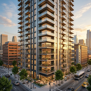 Meubles de cuisine personnalisés JY Project pour la décoration d'appartements, armoires en MFC, MDF, contreplaqué, RTA, îlot de cuisine en bois avec éclairage LED - Product Image 1