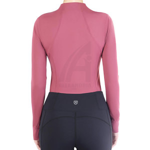 Camiseta de equitación de manga larga para mujer, de última tendencia y bajo precio, para competición, con servicio OEM y entrega. - Product Image 2