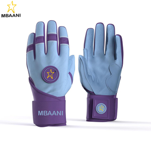 ถุงมือตีลูกเบสบอล Drip & Rip Baller Series - ถุงมือตีลูกสำหรับเด็กและผู้ใหญ่ - สำหรับซอฟต์บอลและเบสบอล - แบบหนังรัดข้อมือยาว - Product Image 1