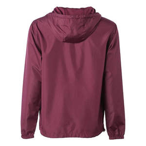 Best Selling Men's Windbreaker Hooded Rainproof PU Shell Polyester Winter Outdoor Lightweight Casual <b>Jacket</b> with Zipper Closure - Product Image 4