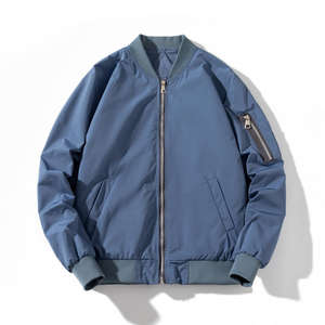 Blouson aviateur léger pour femme à col montant, coupe-vent décontracté pour le printemps, veste d'extérieur imperméable à fermeture éclair pour l'hiver et les sorties en ville - Product Image 6