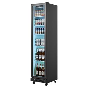 Enfriador de Bebidas Comercial con Puerta de Vidrio, Refrigerador Vertical de 8.3 Pies Cúbicos, Refrigerador Exhibidor - Product Image 1