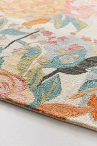 Custom Multicolor Modern Abstract Wool Carpet Hand Tufted Irregular <b>Floor</b> Rug Washable for Living Room Home Use Direct India - Product Image 2