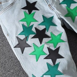 Jean en denim pour homme, coupe droite, streetwear, hiver, épais, respirant, délavé, personnalisé, vente chaude, en gros, OEM, nouveauté - Product Image 5