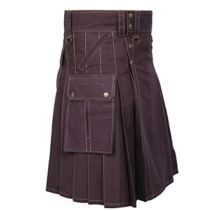 กิ๊ตส์สตรีแบบสก็อตสีน้ำตาล 6 กระเป๋า กิ๊ตส์แฟชั่นสไตล์สก็อต ชุดสก็อต 2026 - Product Image 1