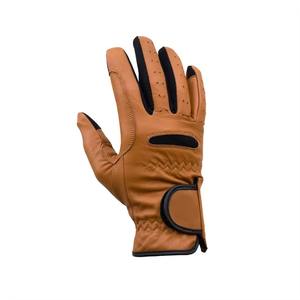 Gants d'équitation professionnels anti-fissures pour hommes en cuir synthétique personnalisé, à doigts complets, avec fermeture auto-agrippante, extensibles et légers - Product Image 5