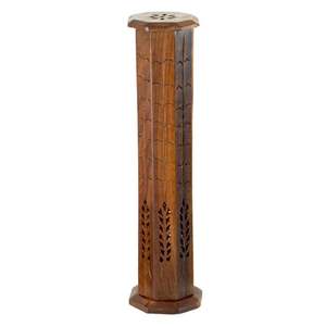Porte-encens en bois de santal, diffuseur d'aromathérapie en forme de lune et d'étoile, brûleur d'encens avec rangement pour la décoration de la maison - Product Image 5